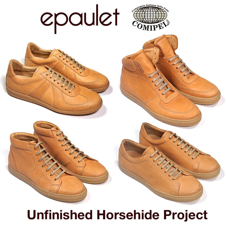 Unfinished Horsehide Trainers