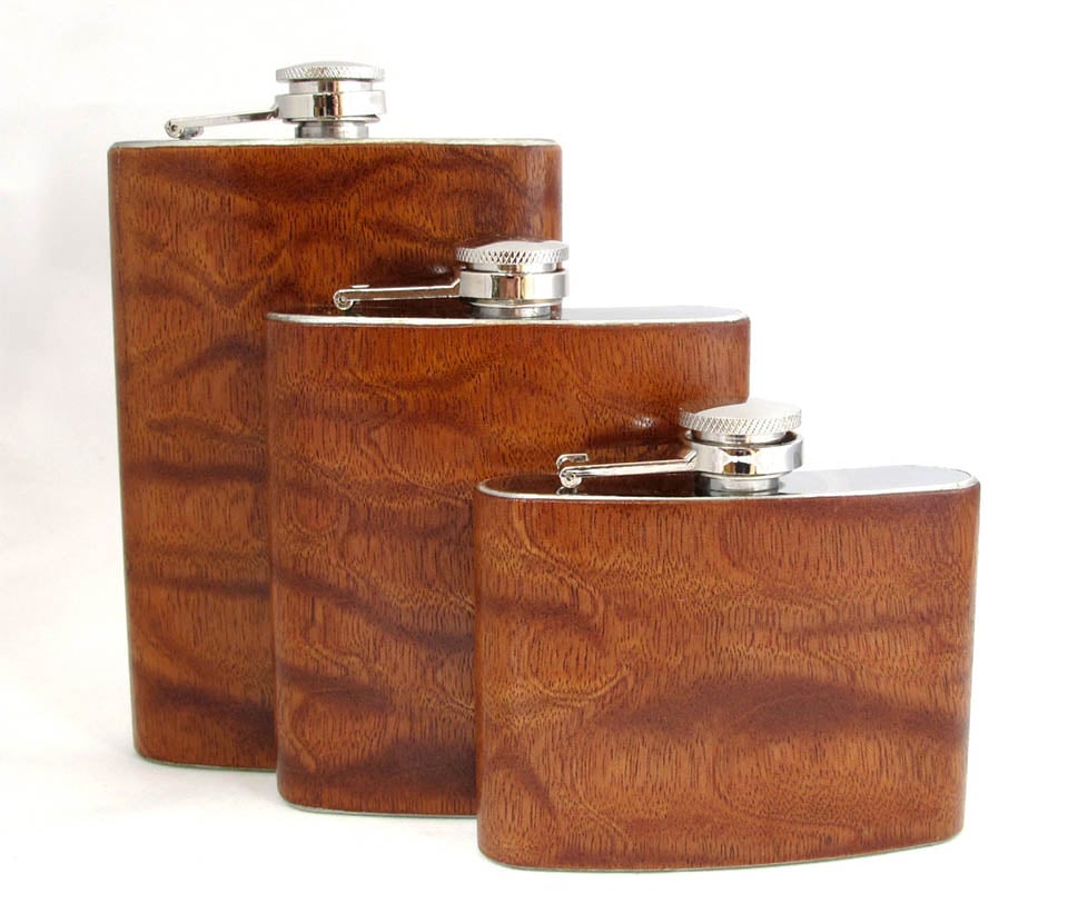 Exotic Wood Flasks