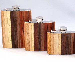 Exotic Wood Flasks