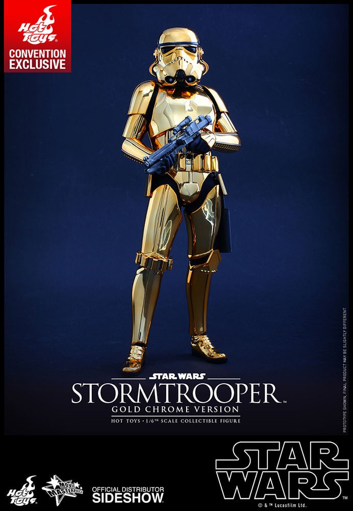 Stormtrooper Gold Chrome Action Figure