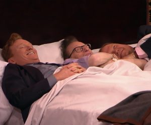 Larry, Conan & Andy Share a Bed
