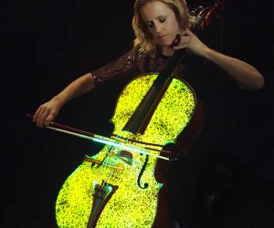 Projection Mapped Cello