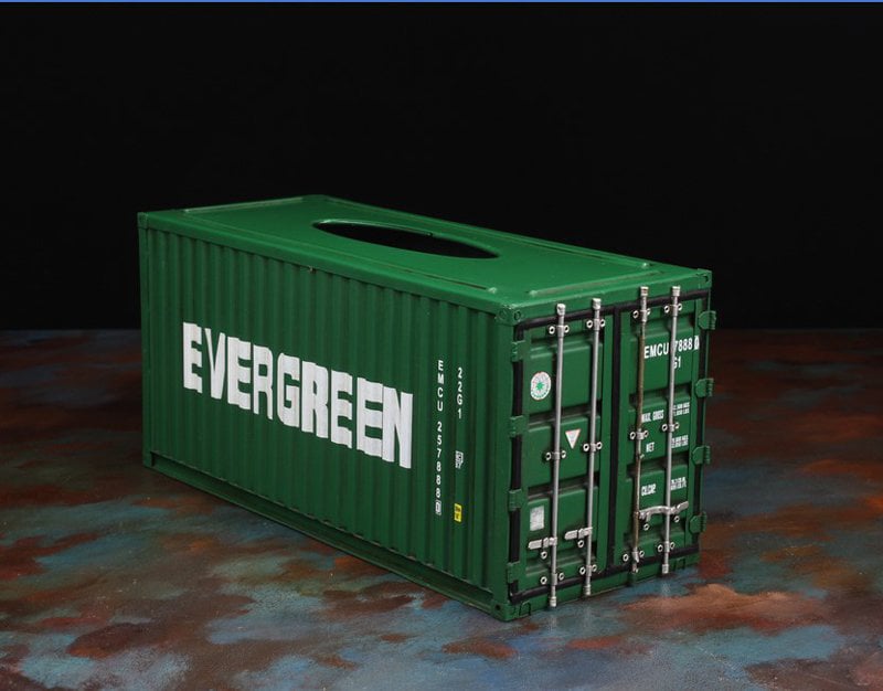 Cargo Container Tissue Box