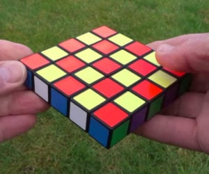 “Impossible” 1-Layer Rubik’s Cube