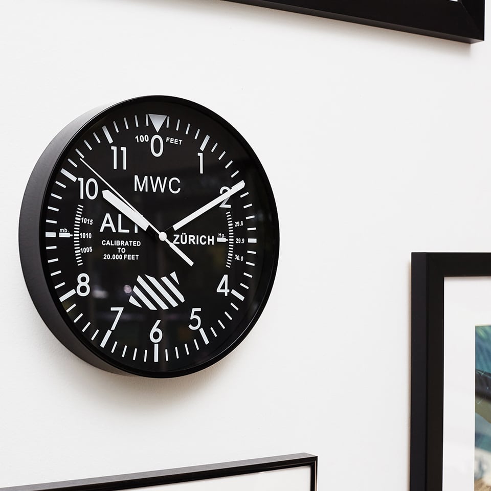 MWC Altimeter Wall Clock