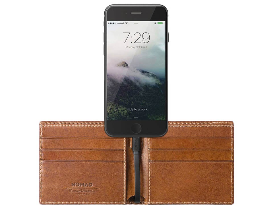 Nomad Leather Charging Wallets