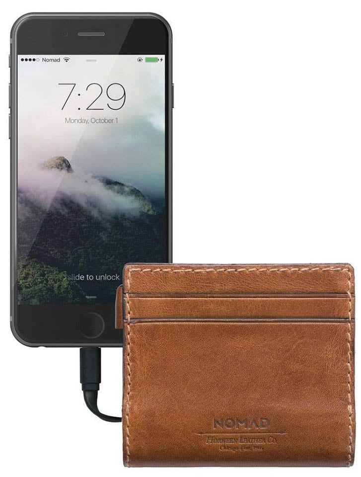 Nomad Leather Charging Wallets