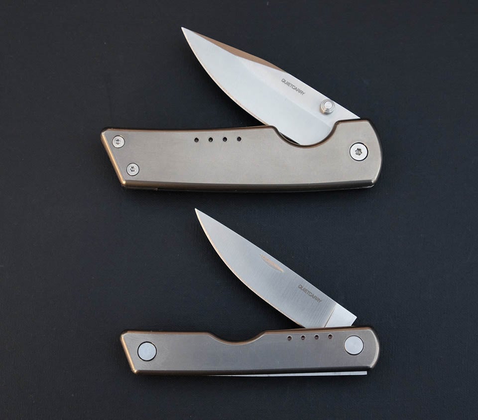 QuietCarry Titanium Pocket Knives