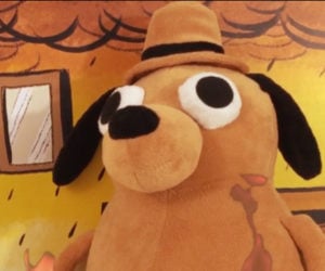 This is Fine Dog Plushie