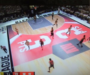 B. League LED Basketball Court