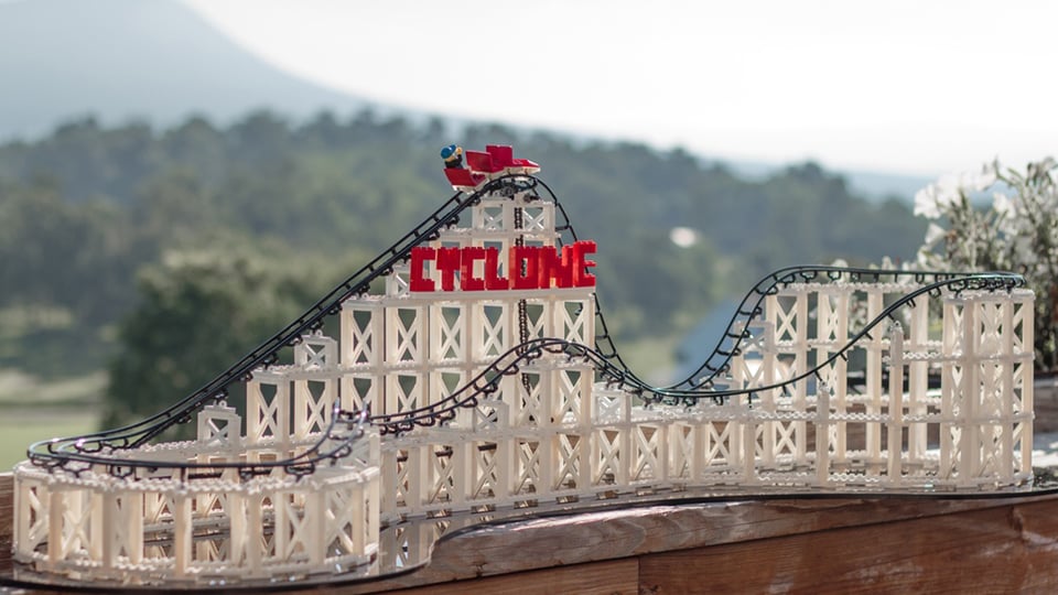 Cyclone Roller Coaster Model Kit