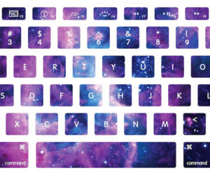 Nebula Keyboard Stickers