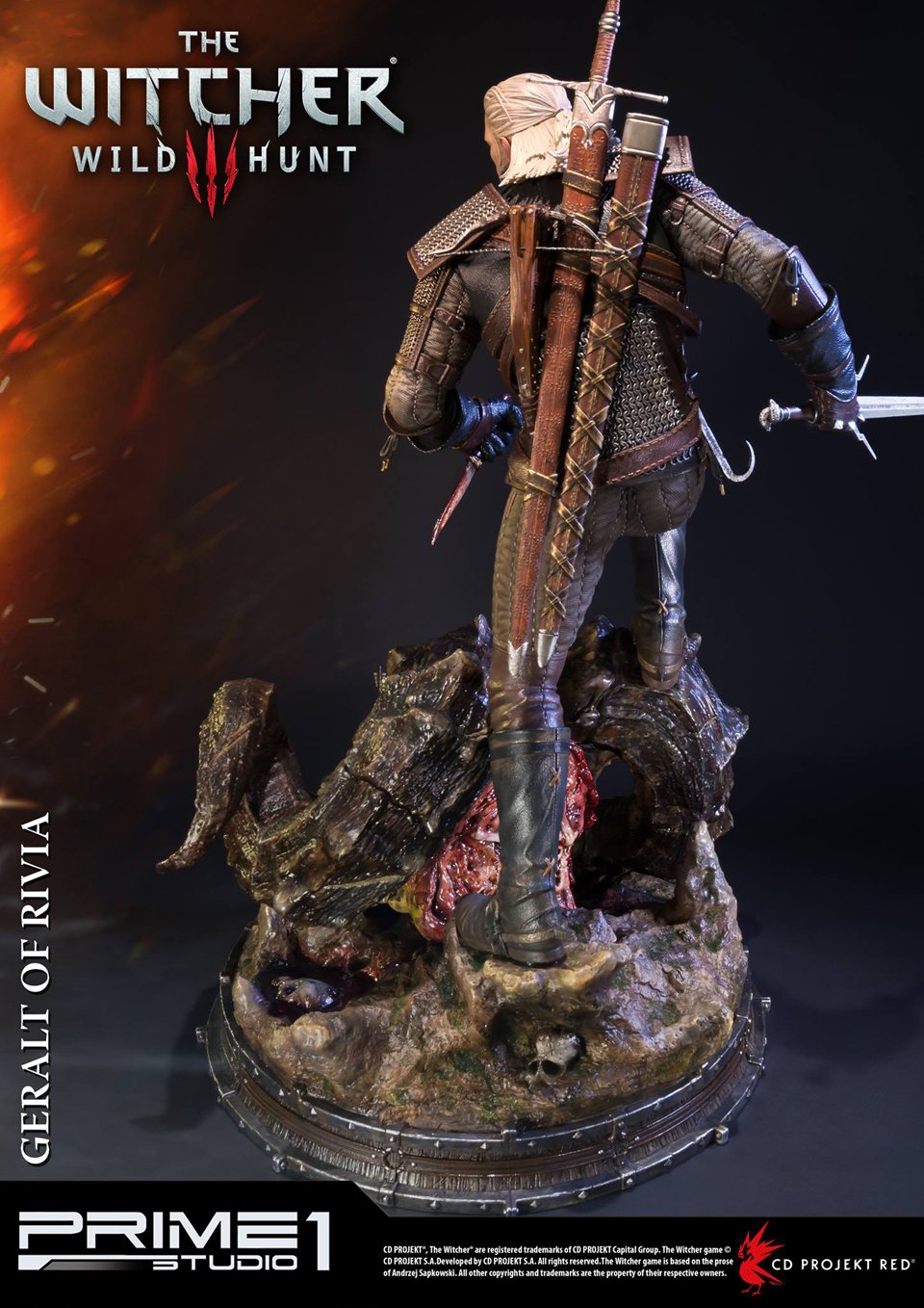 Prime 1 Witcher 3 Geralt of Rivia Statue