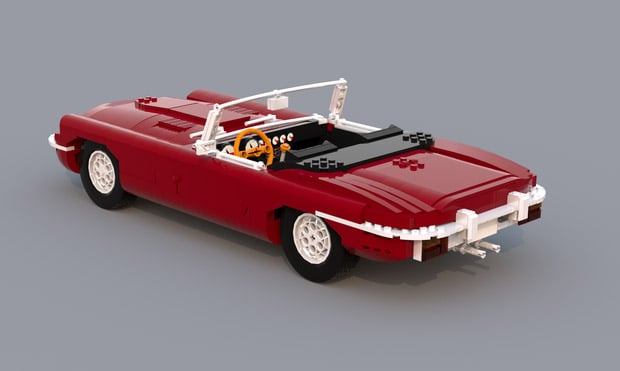 LEGO Jaguar E-Type Roadster