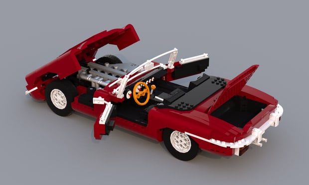 LEGO Jaguar E-Type Roadster