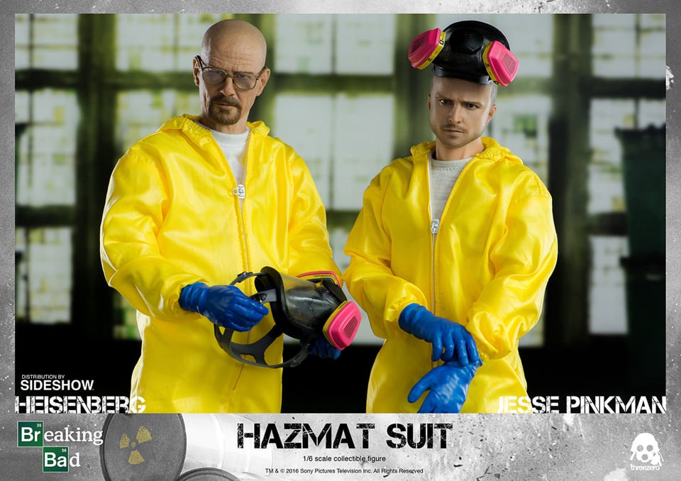 Walt & Jesse Hazmat Suit Figures