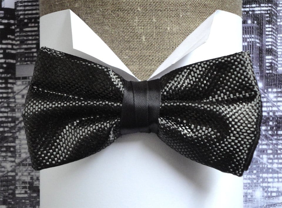 Carbon Fiber Weave Bow Ties