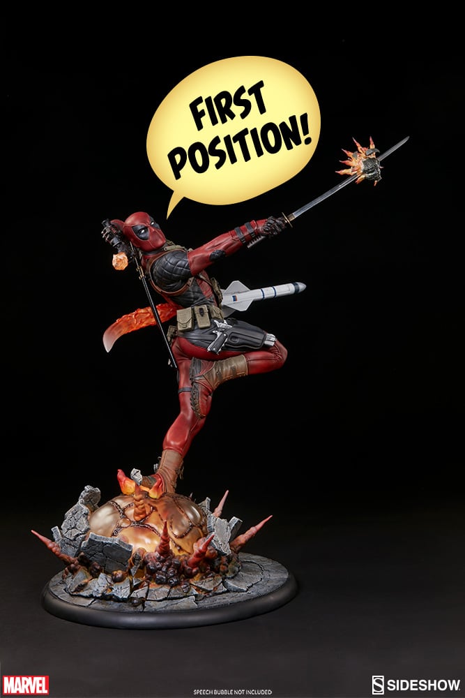 Deadpool Heat-Seeker Statue