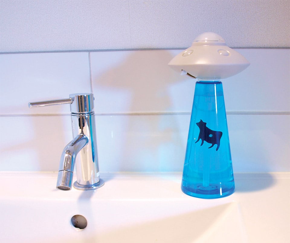 Alien Abduction Soap Dispenser