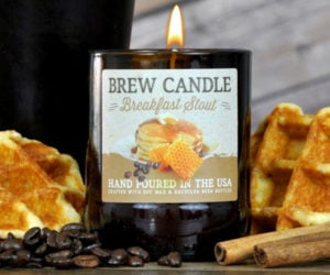 Breakfast Stout Brew Candle