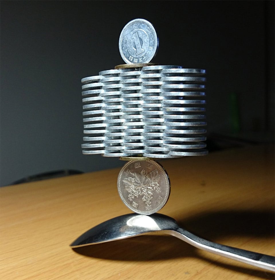 Coin Stack Sculptures