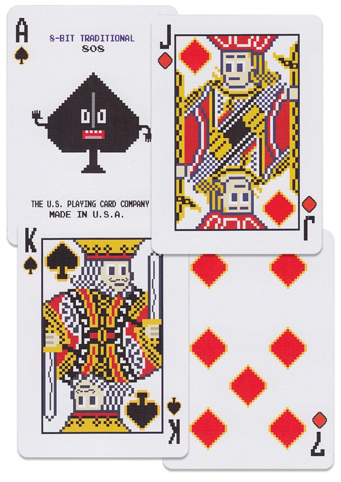 bicycle 8 bit playing cards