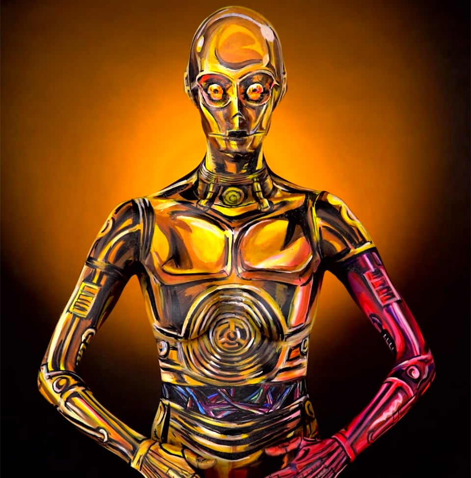 C-3PO Body Paint