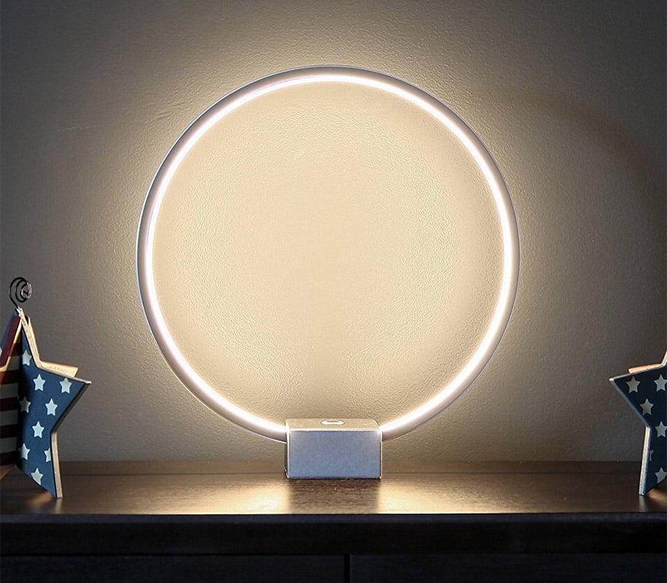 Circle LED Table Lamp - The Awesomer