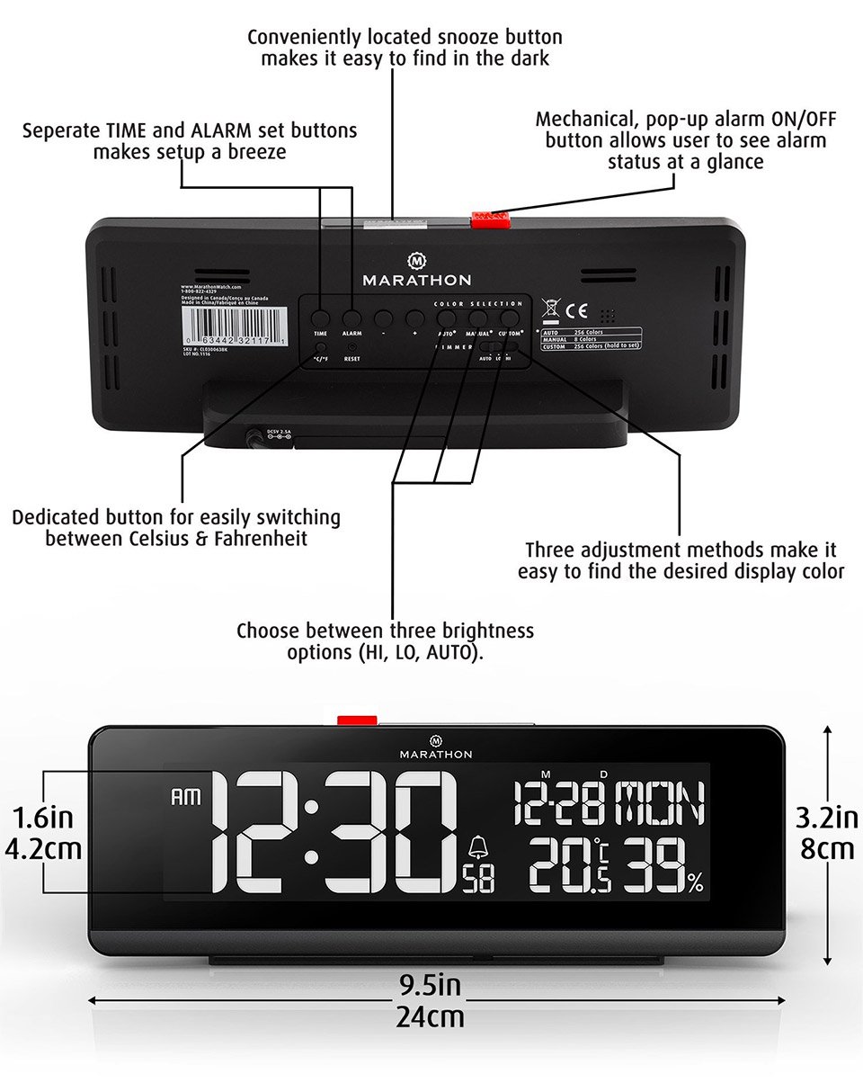 Color Changing Alarm Clock
