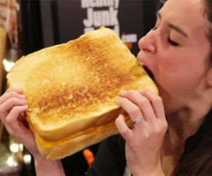 Giant Grilled Cheese Sandwich