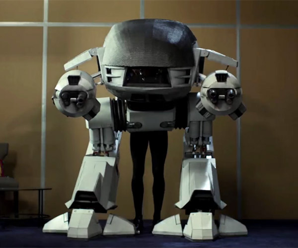 Working Robocop ED-209 Costume