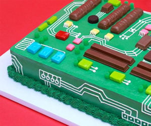How to Make a Motherboard Cake