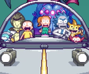 Rick and Morty: 8-Bit Intro