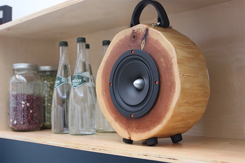 Rockitlogs Wooden Speakers