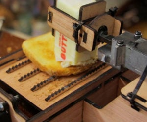 Dangerous Toast Buttering Robot