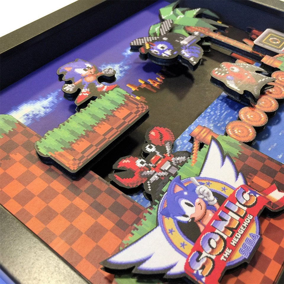 Video Game 3D Shadow Boxes