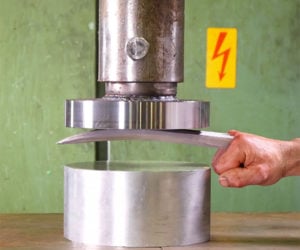 Hydraulic Press vs. Adamantium
