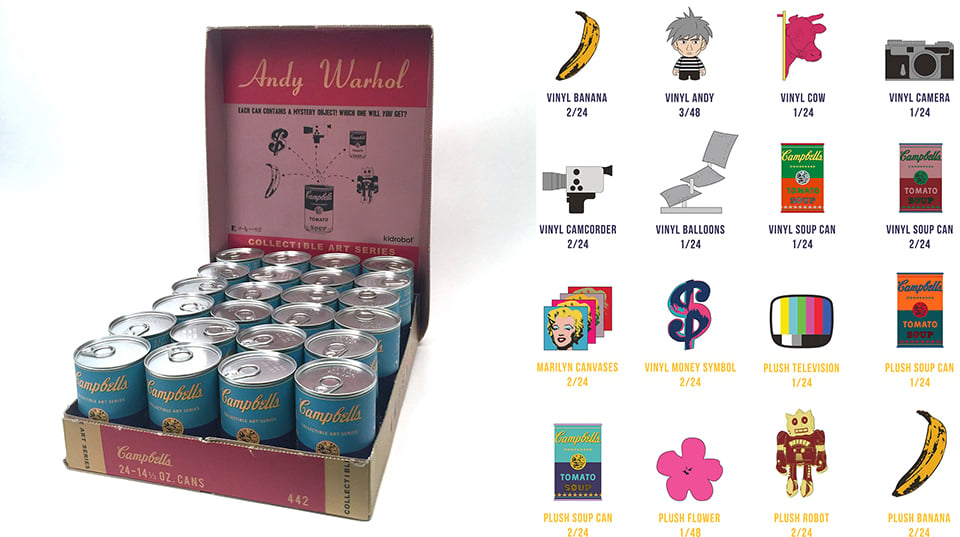 Andy Warhol Mystery Can Minis