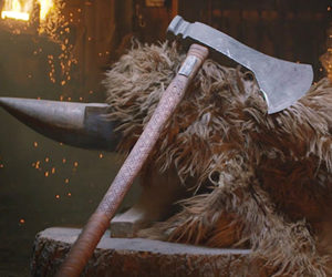 Forging the Viking Dane Axe