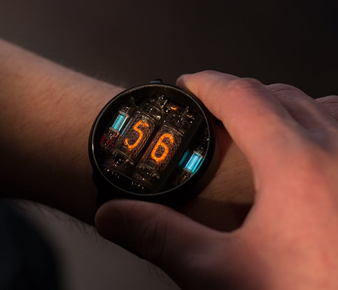 NIWA Nixie Tube Wristwatch