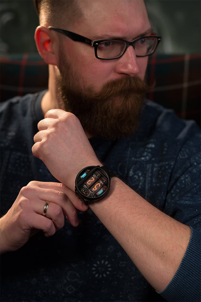 NIWA Nixie Tube Wristwatch