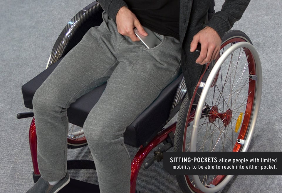 Betabrand Sitting-Pocket Sweatpants