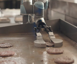 Burger-flipping Robot