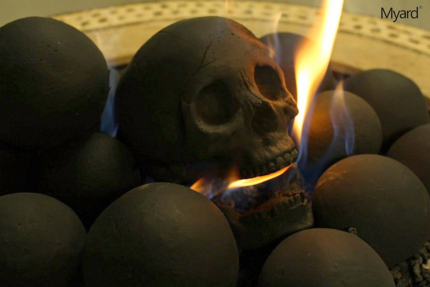 Skull Fireplace “Logs”