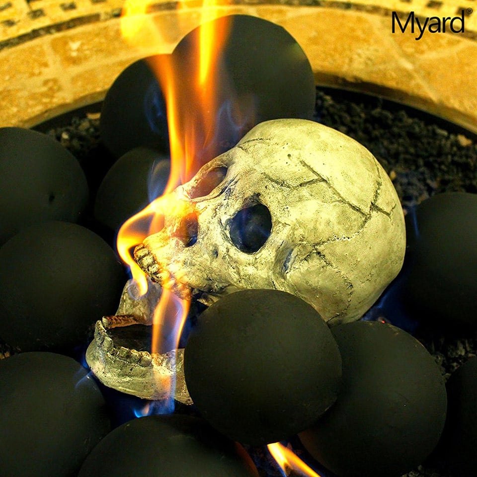 Skull Fireplace “Logs”