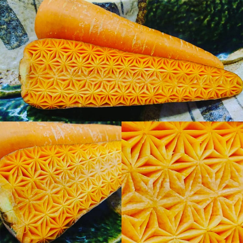 Intricate Food Carvings