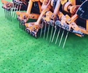 Golf Course Aerator Machine