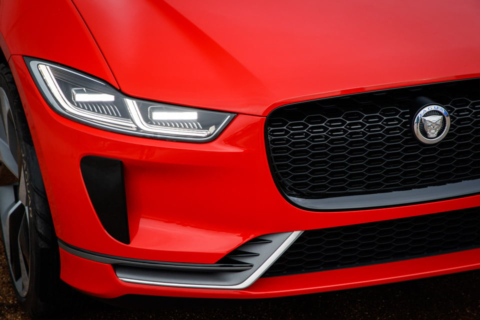 Jaguar I-PACE in Red