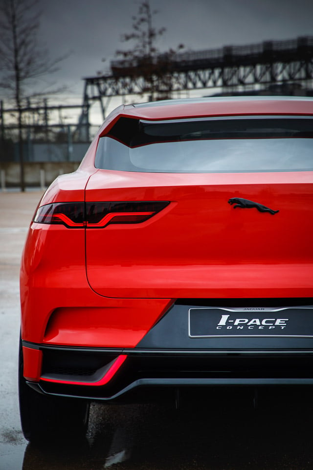 Jaguar I-PACE in Red