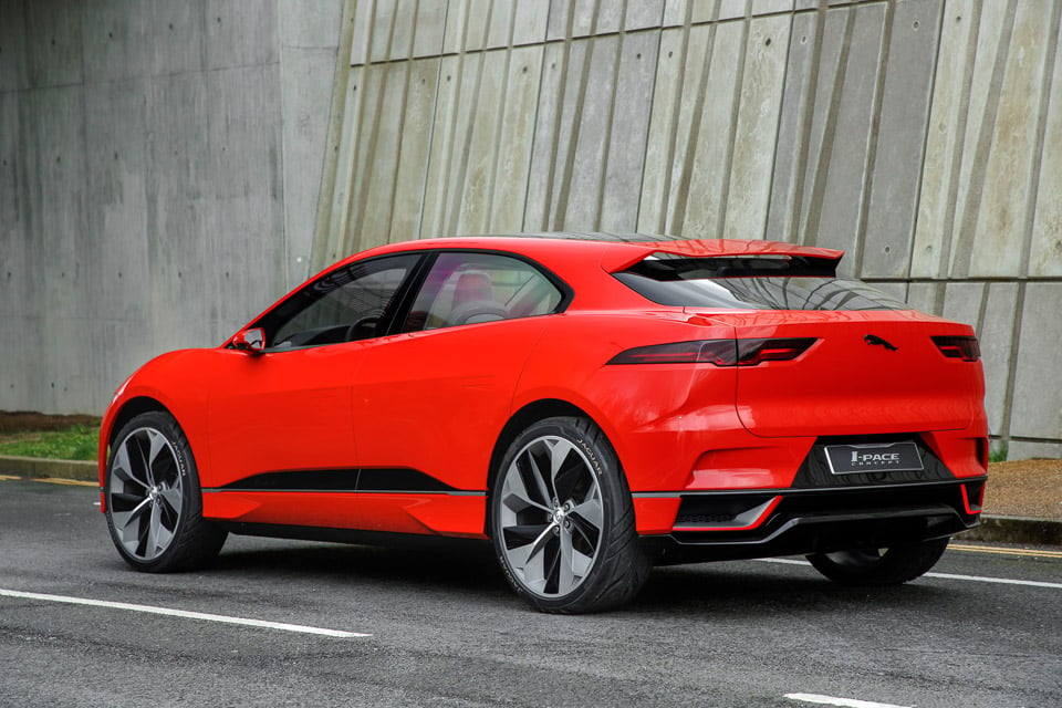 Jaguar I-PACE in Red